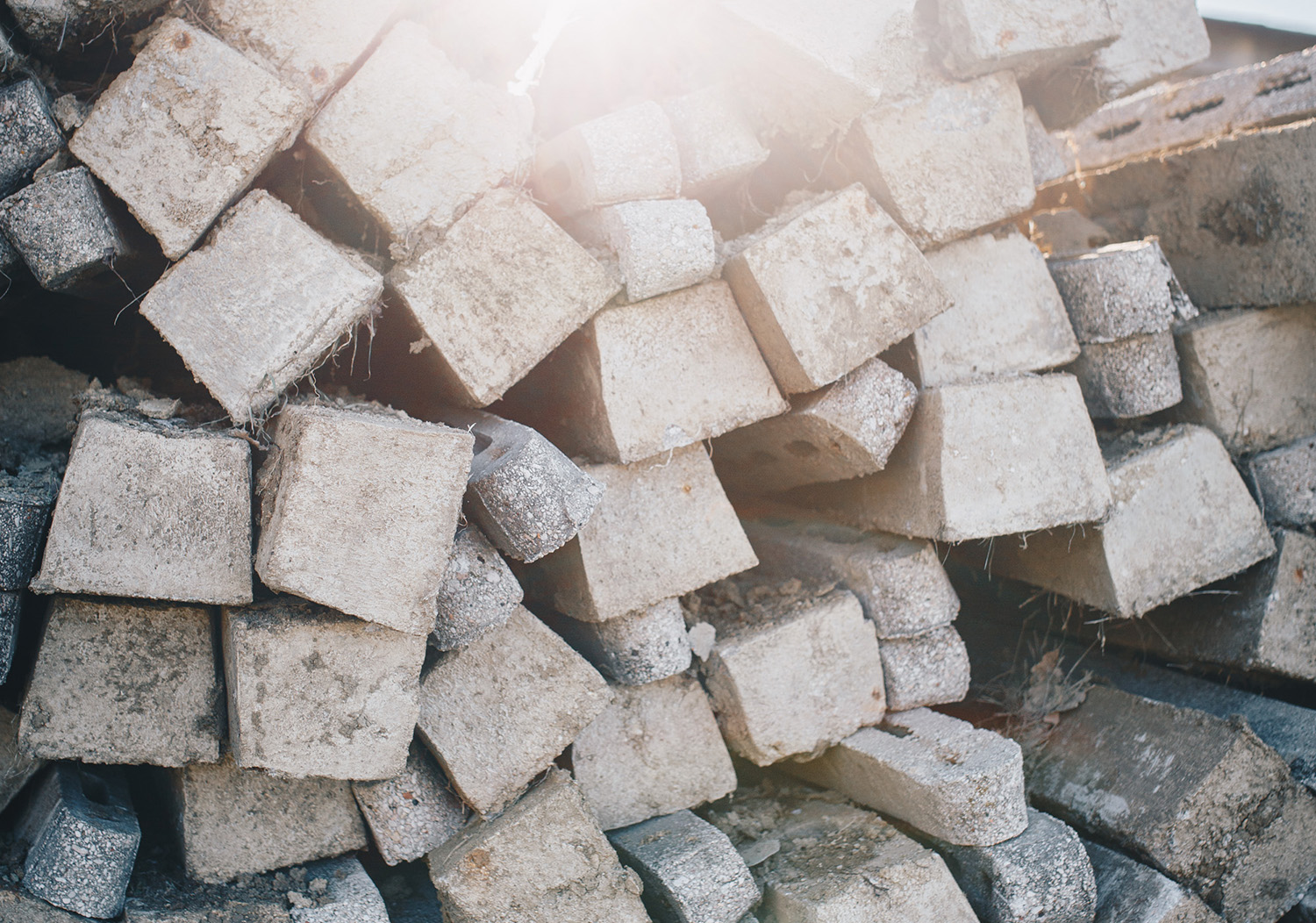 Pile of poles